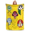 Funny Keroro Manga Blanket Soft Fleece  Cozy Throw Blanket Machine Washable
