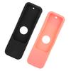 2Pcs Non Slip Protective Silicone Cover Case Fit for TV 4K 4th 5th Generation Remote Controller(Black Red )