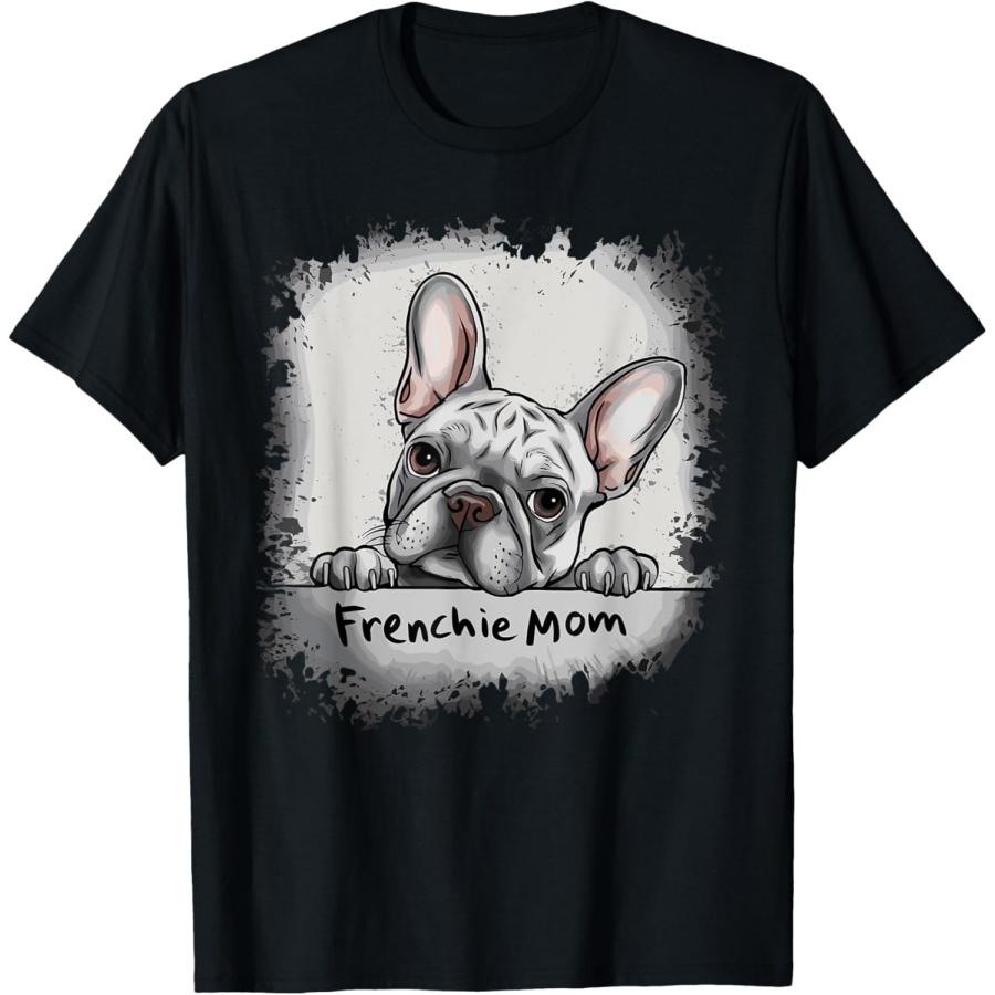 Retro French Bulldog Mom T-Shirt XXXXXL чёрный