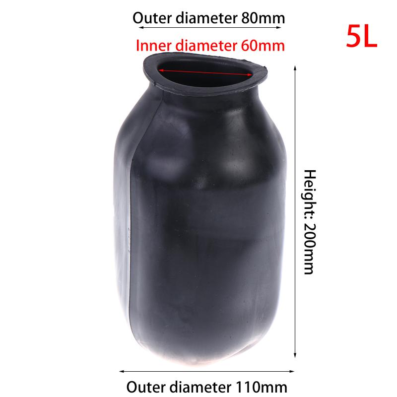 Water Pump Pressure Tank 5L-24L Air Baghigh Hight Temperature Resistance Rubber Water Storage Tank Liner 5L