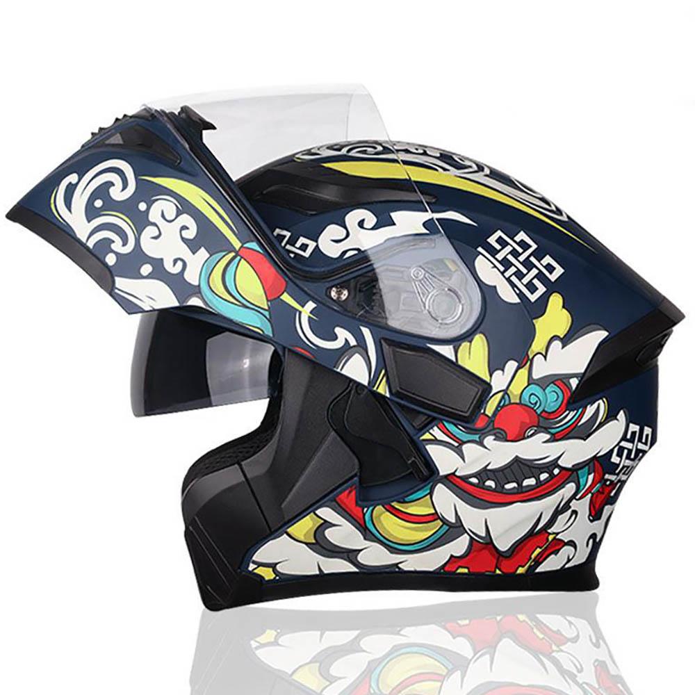 Cască Motocicletă Cască Motocicletă Full Face Accesorii Motocicletă Bărbați Și Femei Impermeabilă Protecție Solară Cască Certificată DOT