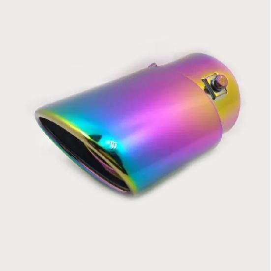 For Jeep Compass 2017 2018 Car Styling Cover Muffler End Stainless Steel Tail Pipe Dedicate Outlet Exhaust