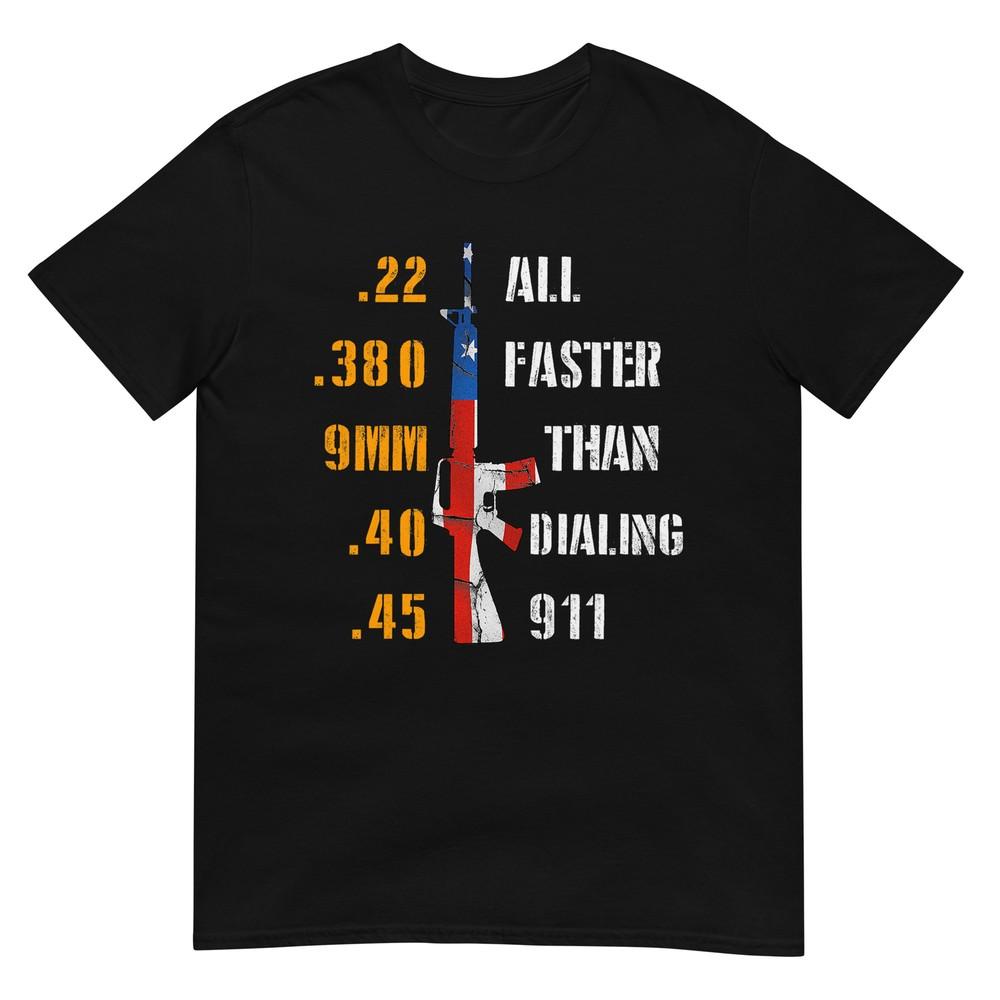 Zabawna koszulka z pistoletem, karabinem, USA, obraźliwym humorem, patriotyczna Koszulka Koszulka
