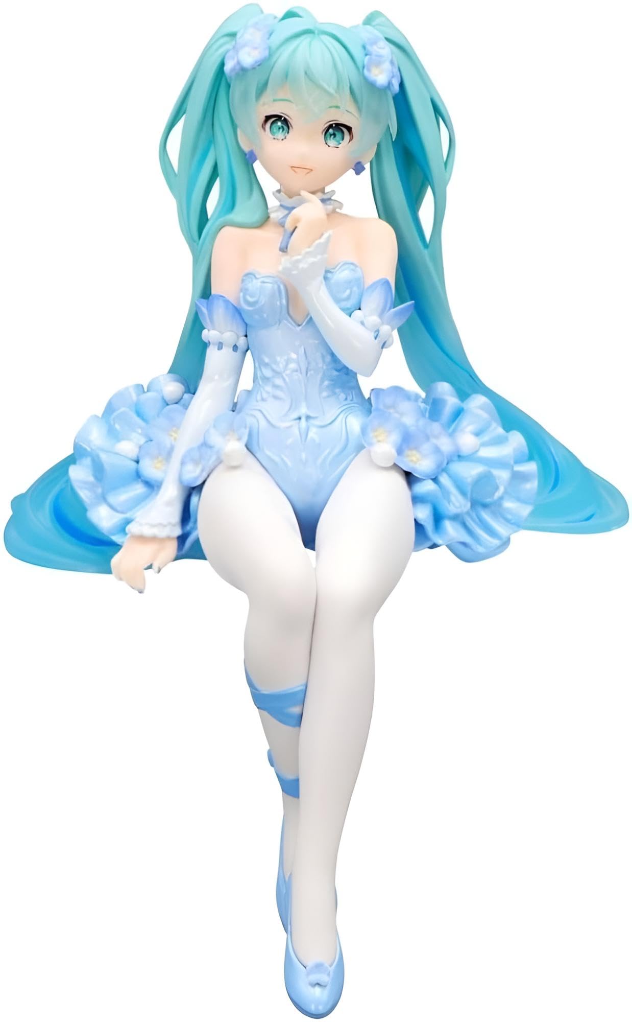 

Hatsune Miku Noodle Stopper Figure Flower Fairy Pale Blue 1 type -Nemophila ver.-