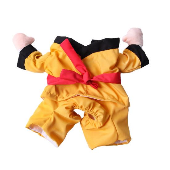 

Костюм Собаки-Тхэквондиста Смешная Одежда для Питомцев Кунг-Фу с Руками Кошки Косплей Костюм для Собак и Кошек Наряд для Вечеринки Реквизит для Фото L