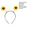 Anti-slip Headband for Children and Adults, Cartoon Sunflower Decor, Spring Design, Teeth, Plastic, Lightweight, Hair Hoop