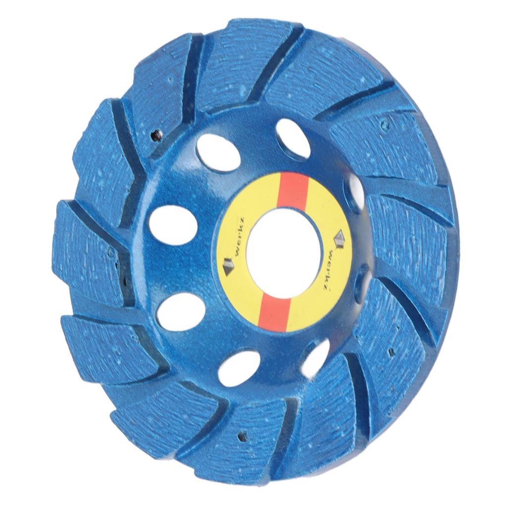 Grinding Cup Wheel 4 Inch Diamond Grinding Disc Angle Grinder Wheel for Polishing Blue