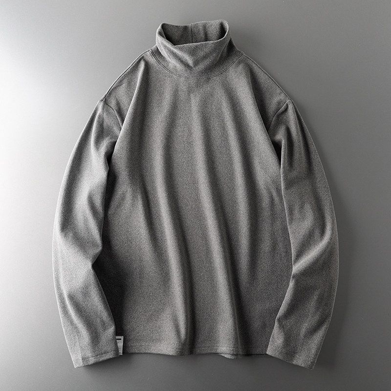 High Collar Winter Double-Sided Thermal Men's Long-Sleeved Undershirt