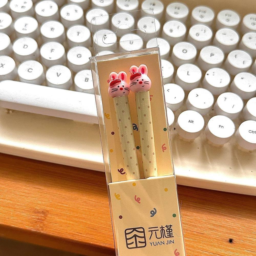 Cartoon Animal Chopsticks Bamboo Non Slip Chopsticks New Long Chopsticks  Tableware