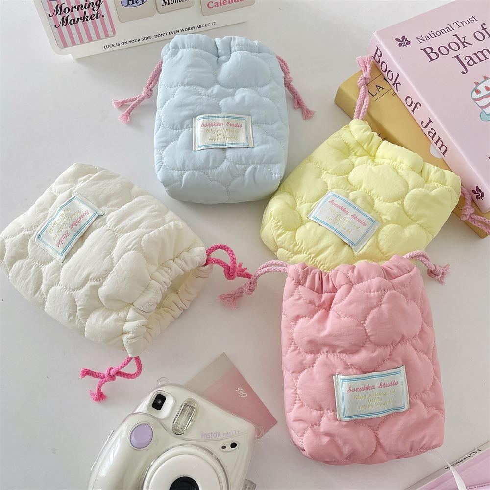 New Anti-scratch Camera Storage Bag Multi-purpose Dustproof Drawstring Wallet Shockproof Makeup Lipstick Storage Bag Travel