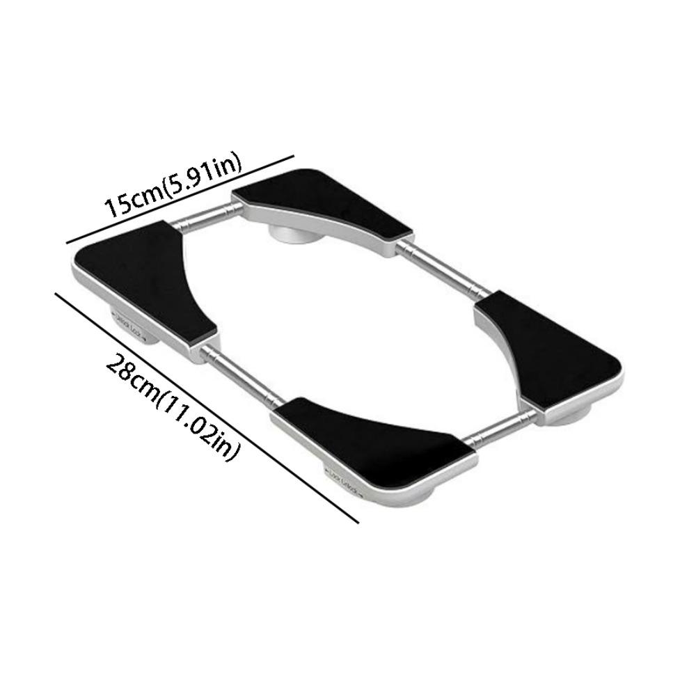 

With Wheels Universal Roller Base Stand Non-Slip Rolling Slider Tray Home Kitchen 28cm/11.02in