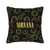 Poszewka na poduszkę Nirvana Face Band   Urocza poszewka na poduszkę do biura, samochodu, wystroju domu Poszewki