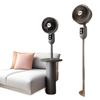Household Low-Noise Smart Fan Three-Speed Adjustment Floor Fan Air Circulation Fan Floor Fan Silent Low-Noise Smart Fan High