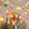 Pailide Santa Claus Christmas Curtain String Lights
