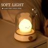 Candle Night Light Cute Kerosene Lamp Desktop LED Decorative Light USB Rechargeable Night Light Bedroom Creative Children's Gift