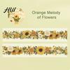 Scratch-resistant Tape Floral Washi Tape, Vintage Flower Pattern PET Decorative Healing Color for Junk Journal Supplies, Scrapbooking, DIY Crafts,