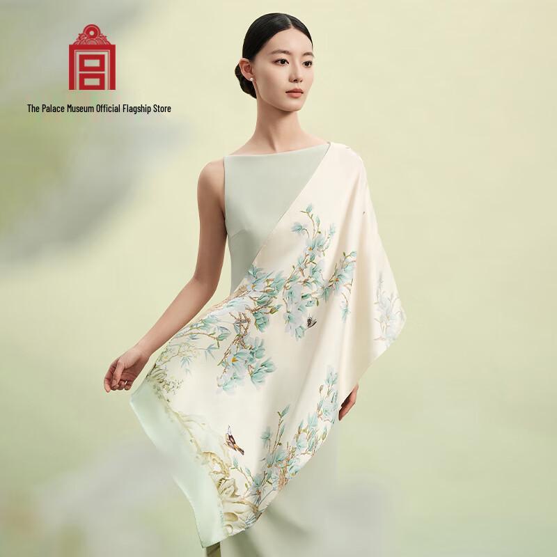 

Культура Запретного города Двусторонний шелковый шарф из тутового шелка