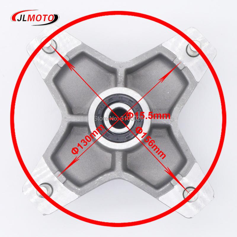 Mozzo Ruota Anteriore M10 156mmX4 Prigionieri Adatto Per Motoland YAMAHA RAPTOR ATV YFM 250 350 3GD-25111-20-00 Mikilon Rapide 250S Quad Bike