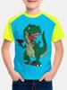 Children's Boy's Clothing Design Horse Riding T-shirty Korean Children's Clothes 2024 Kids Spring Clothes Child T-shirt Top Boys