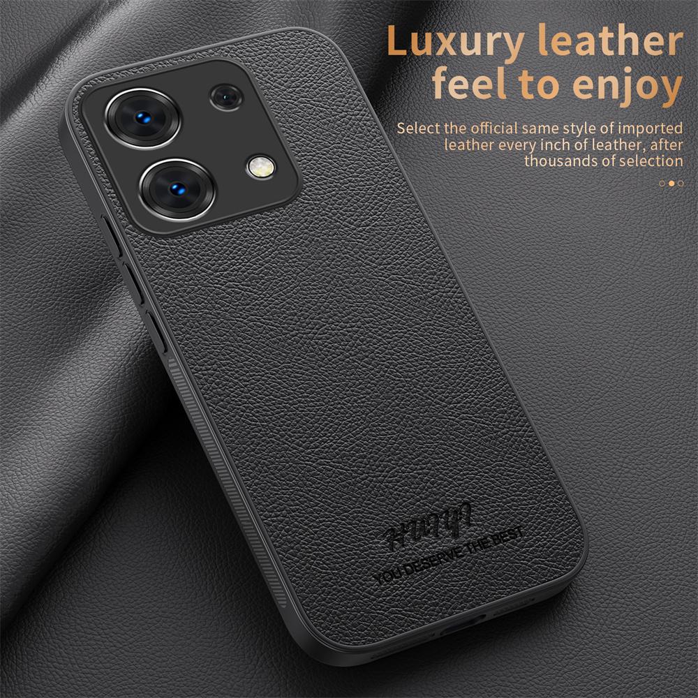 Business Leather Magnetic Case For Redmi Note 13 12 11 Pro Plus 10 Xiaomi Poco X6 X5 X3 M6 F5 X4 PRO Built-in Magnet Ring Cover