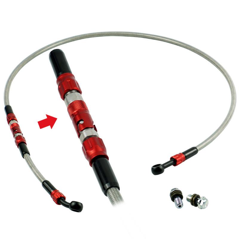Motorcycle Brake Hose AN3 Aluminum Alloy Braided Brake Line for ATV Pit Dirt Street Racing Bike