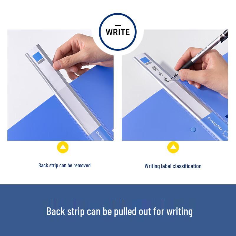 Deli 5383 A4 D-Ring 2-Hole Folder