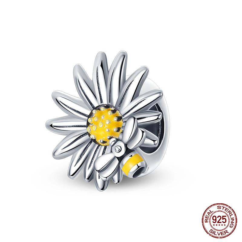 100% Copper Luminous Star Flower Butterfly Silicone Spacer Beads Fit Qikaola Original Bracelets Fine Diy Jewelry