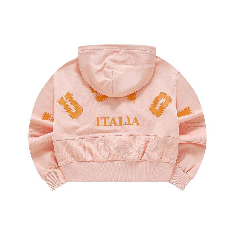 Fila Fusion Uniform Letter Hooded Sweatshirt Women sweatshirt Enchanting-Orange T11W345201F-OR