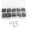 210pcs High Strength Stainless Steel 2# 4# 6# 7# 8# Rolling Swivel Fishing Tackle Box
