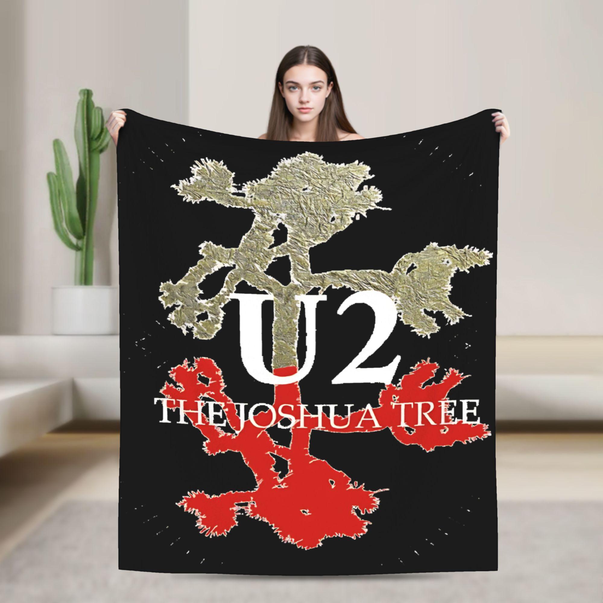 

U2 Rock Band Plush Blanket Girls Boys Flannel Throw Blanket For Couch Chair Super Soft Customized Quality Bedspread Gift Idea 75x100cm (30x40inch)