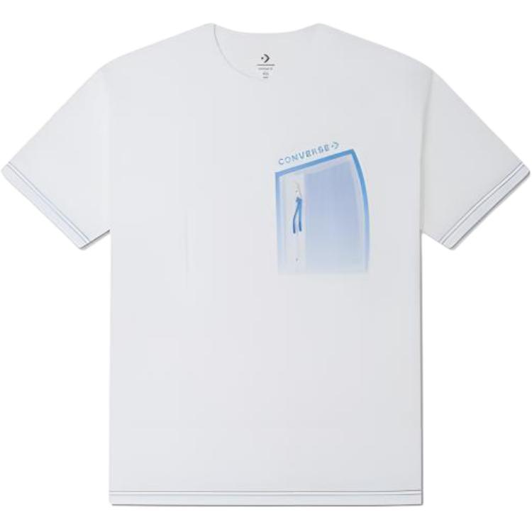 

New Converse SS23 T Shirt Unisex White 10025872-A01 XXXL