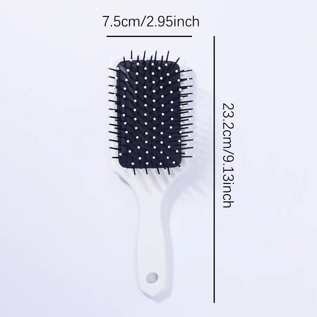 1 Piece Flower Themed Printed Air Cushion Comb, Cute Girl Hairstyle Comb, Ergonomic handle,Special for Real Hair Wigs