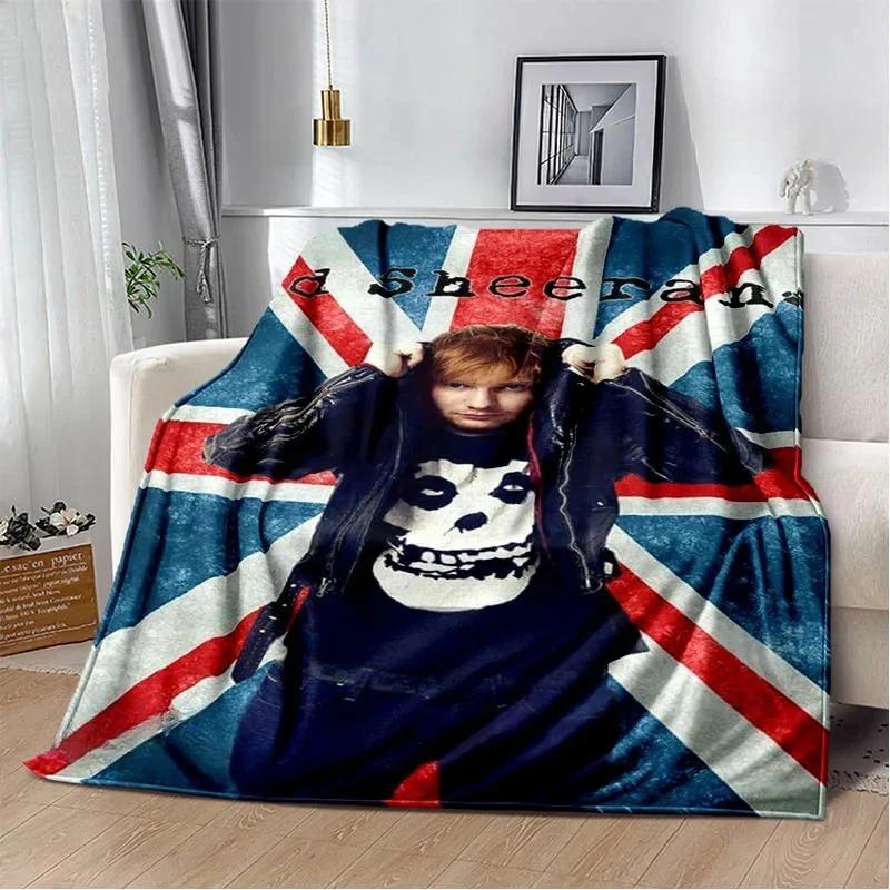 Singer Ed Sheeran printed blanket Warm Flannel blankets Soft and comfortable blanket bed linings blankets for beds Birthday Gift