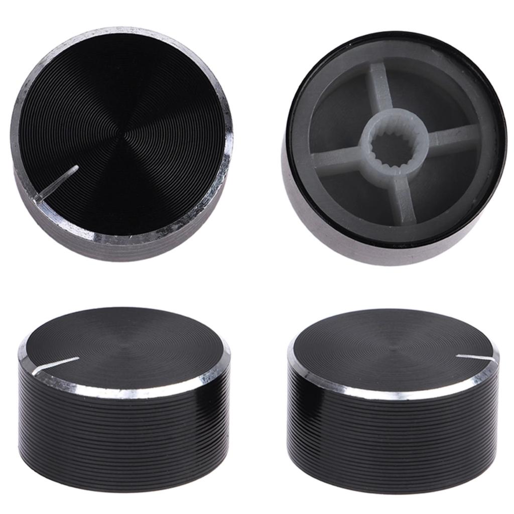 26*14mm 6mm Shaft Hole Aluminum Alloy Potentiometer Knob Volume Control Knob Potentiometer Knob Accessories