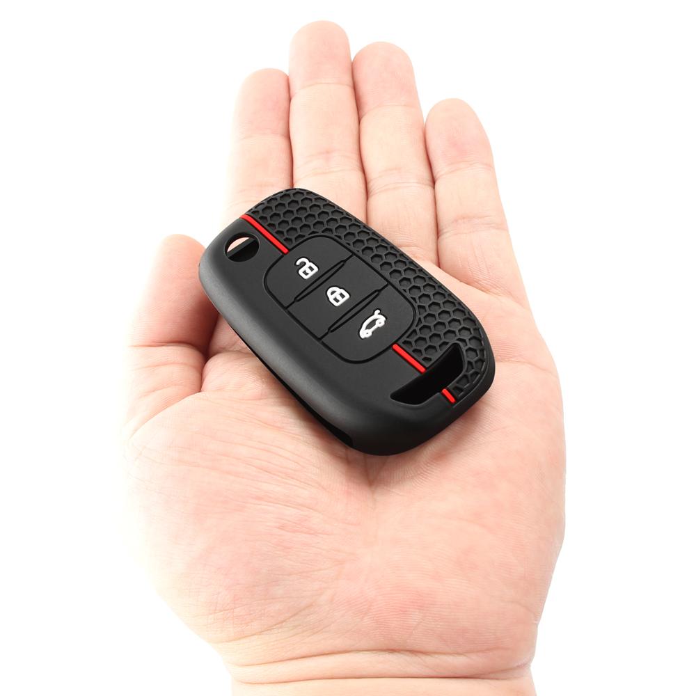 Silikonový obal na klíč od auta pro Renault Kwid 2023 Kadjar Captur Megane Sandero Stepway Logan Clio 5 2022 Arkana 2020 2021