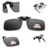 Polarized Flip-up Clip-on Sunglasses For Men And Women, Tac Lens, Uv400 Protection