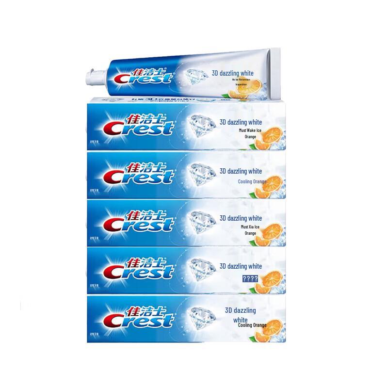 Crest 3D White Refreshing Orange Toothpaste