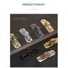 KAK Punch-free Hasp Latch Door Lock Black Cabinet Locks Kids Safety Lock Barn Door Sliding Door Anti-pried Hook Lock Hardware Thread Lock3