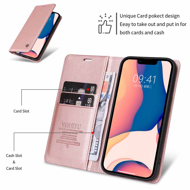 Bussiness Flip Wallet Case for Realme 15 14 Pro Plus 14Pro 14T 14X T Realme14 Pro+ 5G Strong Magnet Leather Card Holder Cover