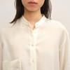 Less 2025 Winter Long Sleeve Stand Collar Shirt