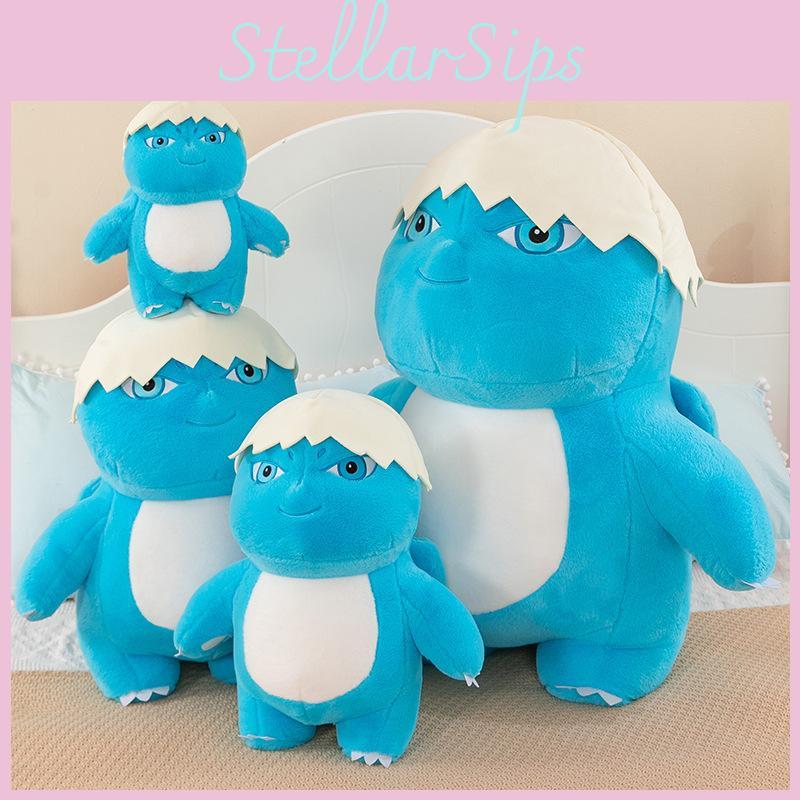 Cute Dinosaur Bombloong Plush Cartoon Blue Dolls Holiday Gifts Girls Children
