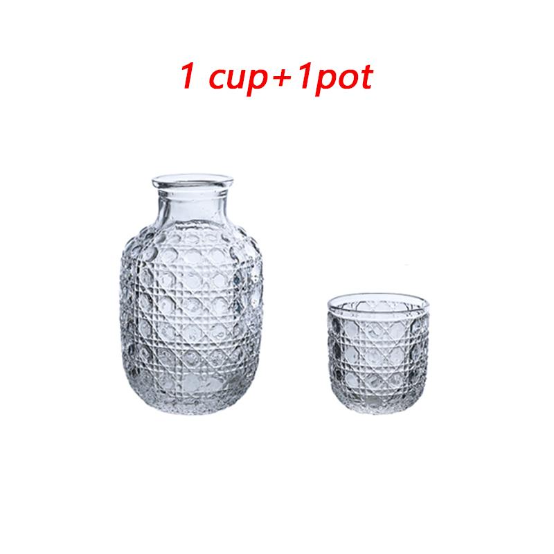 

Retro Diamond Whiskey Glasses Cup Set Bar Water Bottle Transparent Engraved Crystal Glass Fruit Juice Teapot Wine Glass Cup