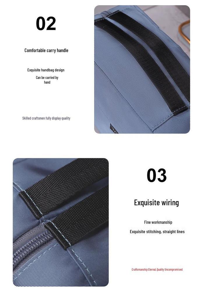 Men's Foldable Waterproof Toiletry Travel Bag with Dry-Wet Separation