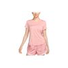 New Nike Set in Sleeve T Shirt Women's Pink FB4697-618