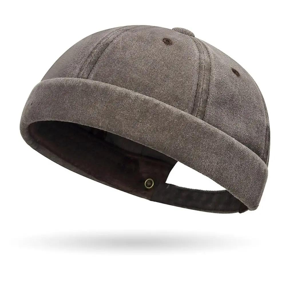 Fashion Hip Hop Beanie Street Hat Men Skullcap Women Spring Brimless Baggy Melon Cap Cuff Docker Fisherman Beanies Hats