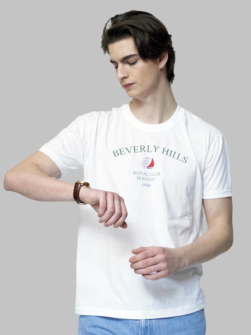 Royal Club Holiday Rch Yacht Short Sleeve T-Shirt White Free