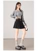 2025 Versatile College Style High Waist Pleated Skirt with Double Belt - Slimming & Anti-Exposure