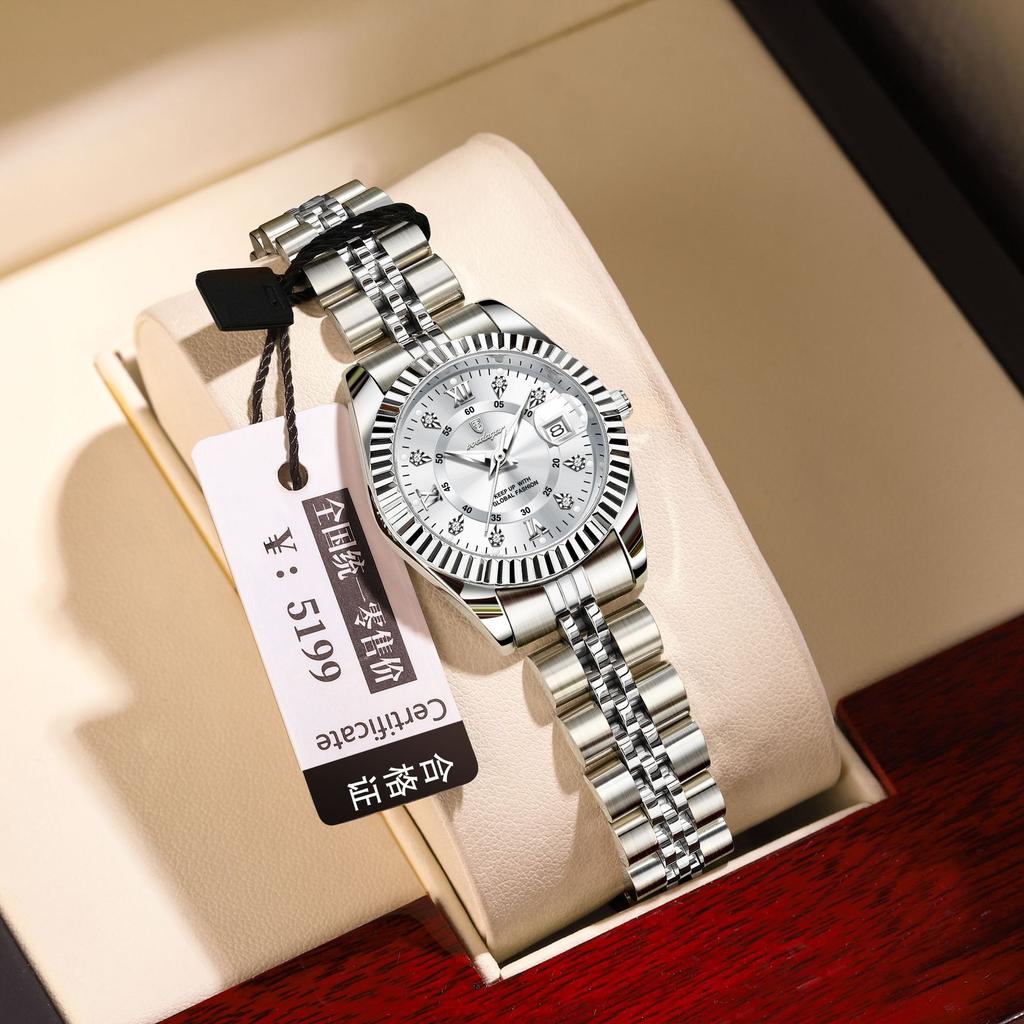 Orologio da Donna Lussuoso Luminoso al Quarzo