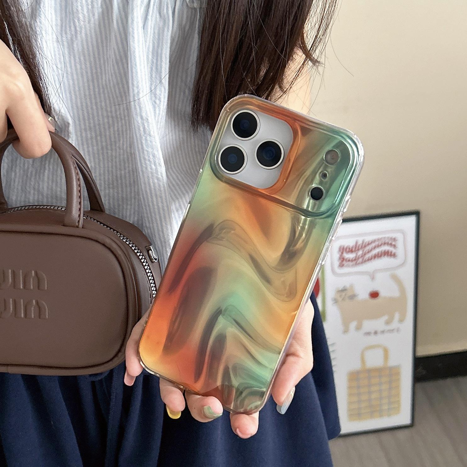 

Brown Bow Stand Compatible with iPhone 17 Pro Max Apple 16 Phone Case 15/14 Double Layer Satin Texture 17Pro max(without Packagi