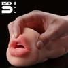 Dual-Ended Male Masturbator: Mouth, Vagina & Buttocks Simulation Cup